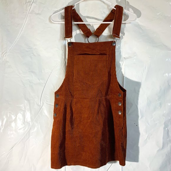 corduroy overalls skirt